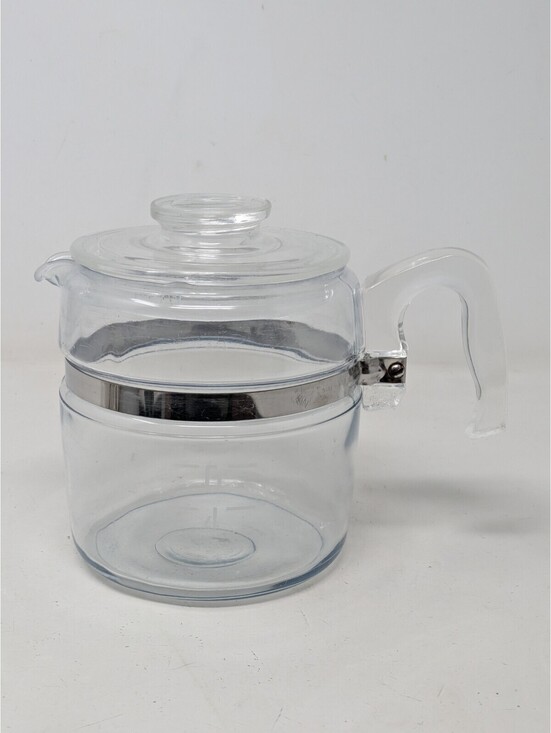 Pyrex Other - Vintage Pyrex 7756-B Flameware 6 Cup Glass Coffee Percolator Pot & Lid ONLY